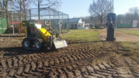 Voortgang aanleg Padelbaan