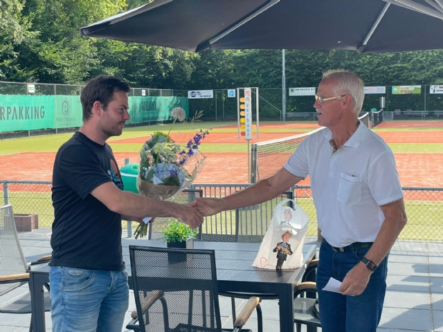 Afscheid van Dennis Kloosterman bij BAS Tennis & Padel